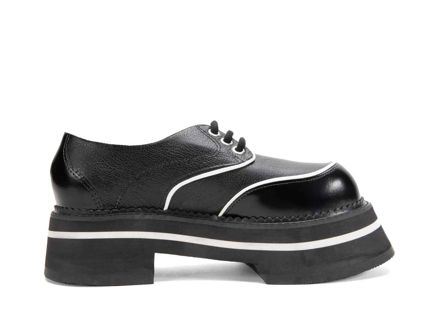 John Fluevog FV1 Chaussure Lacée Au Charme Rétro