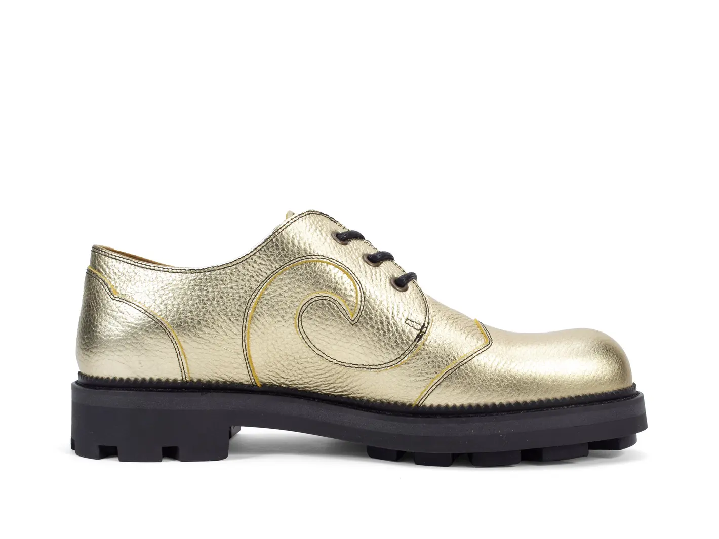 John Fluevog Gibson Swirl Derby Lacé Floral