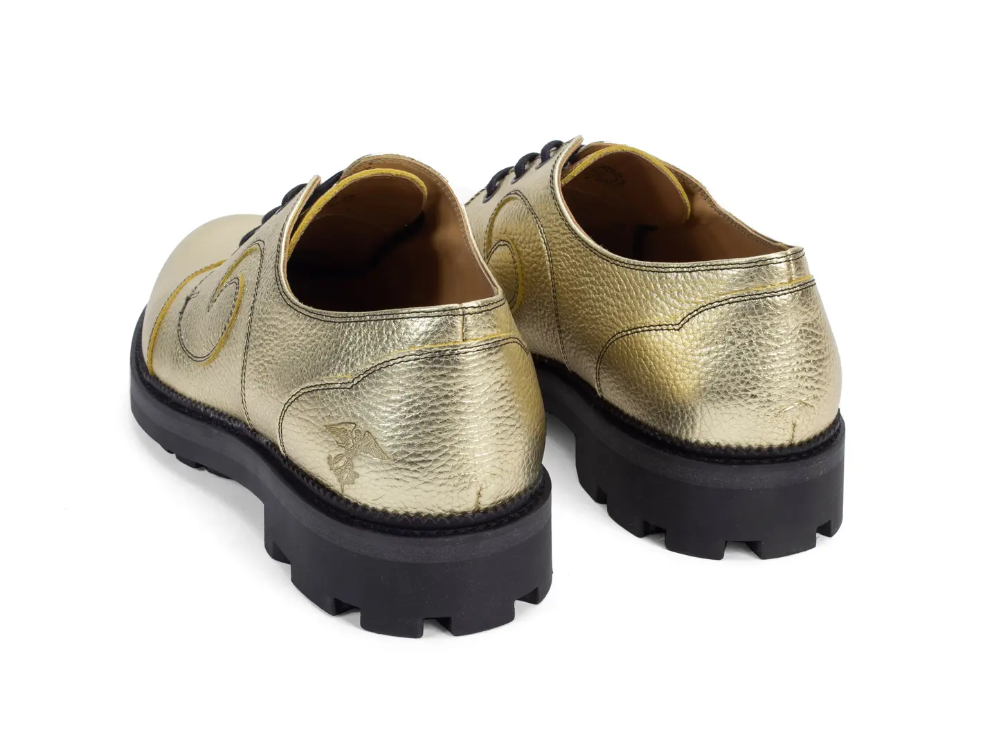 John Fluevog Gibson Swirl Derby Lacé Floral