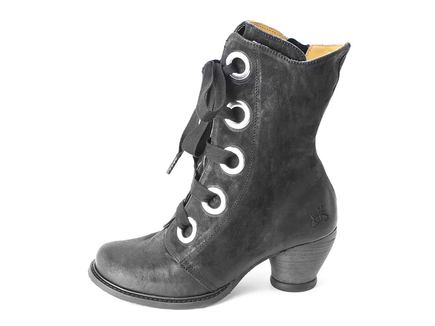 john fluevog Gladstone Botte mi-mollet à lacets