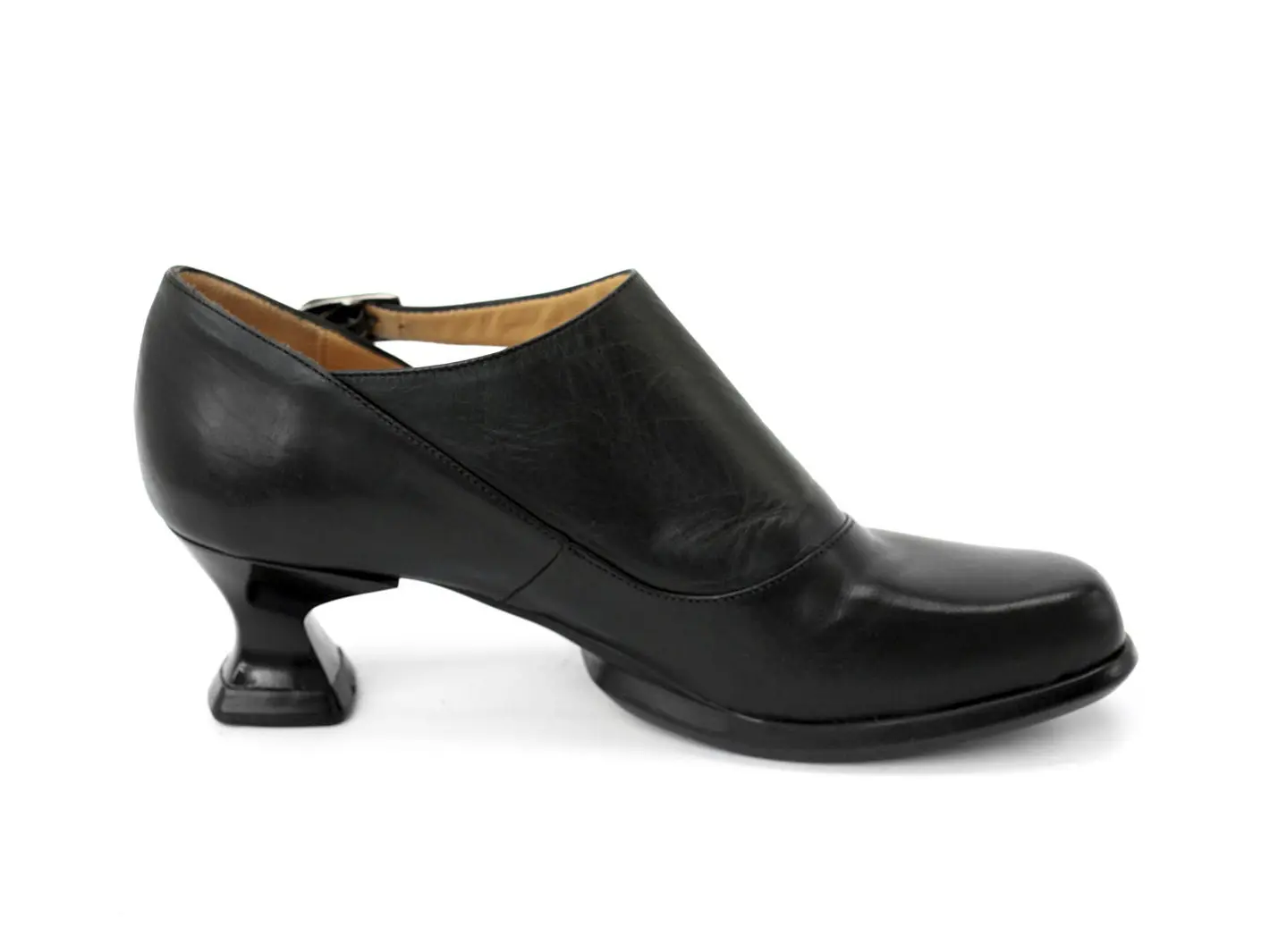John Fluevog Gracias Side Buckle Shoes With Cutout