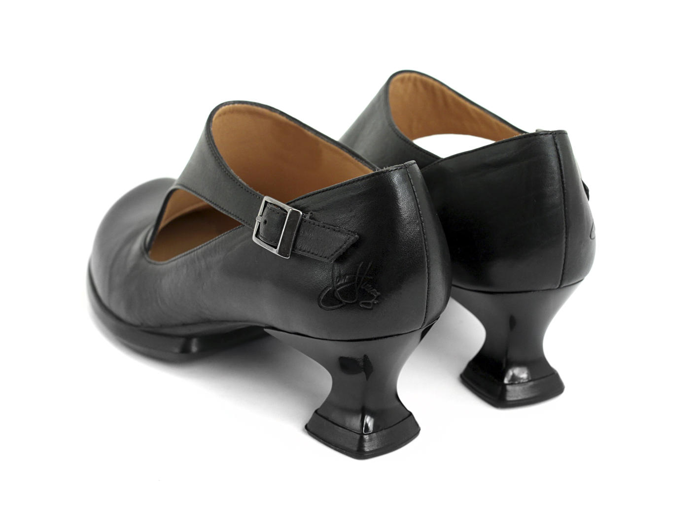 John Fluevog Gracias Side Buckle Shoes With Cutout