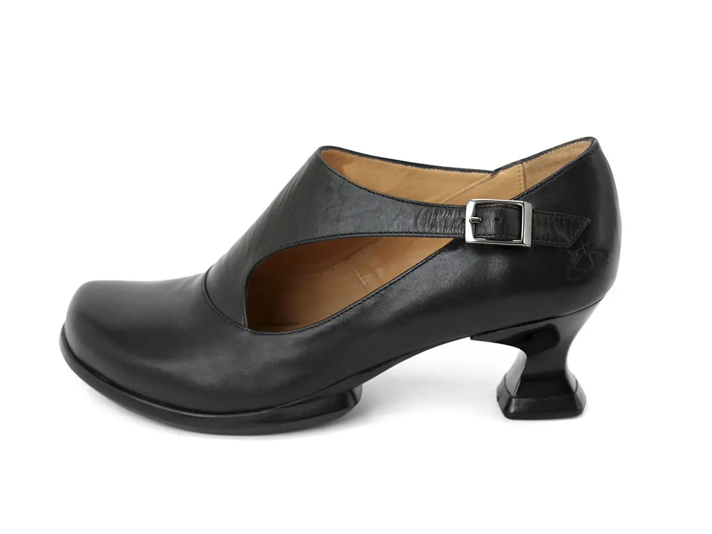 john fluevog Gracias Side Buckle Shoes with Cutout