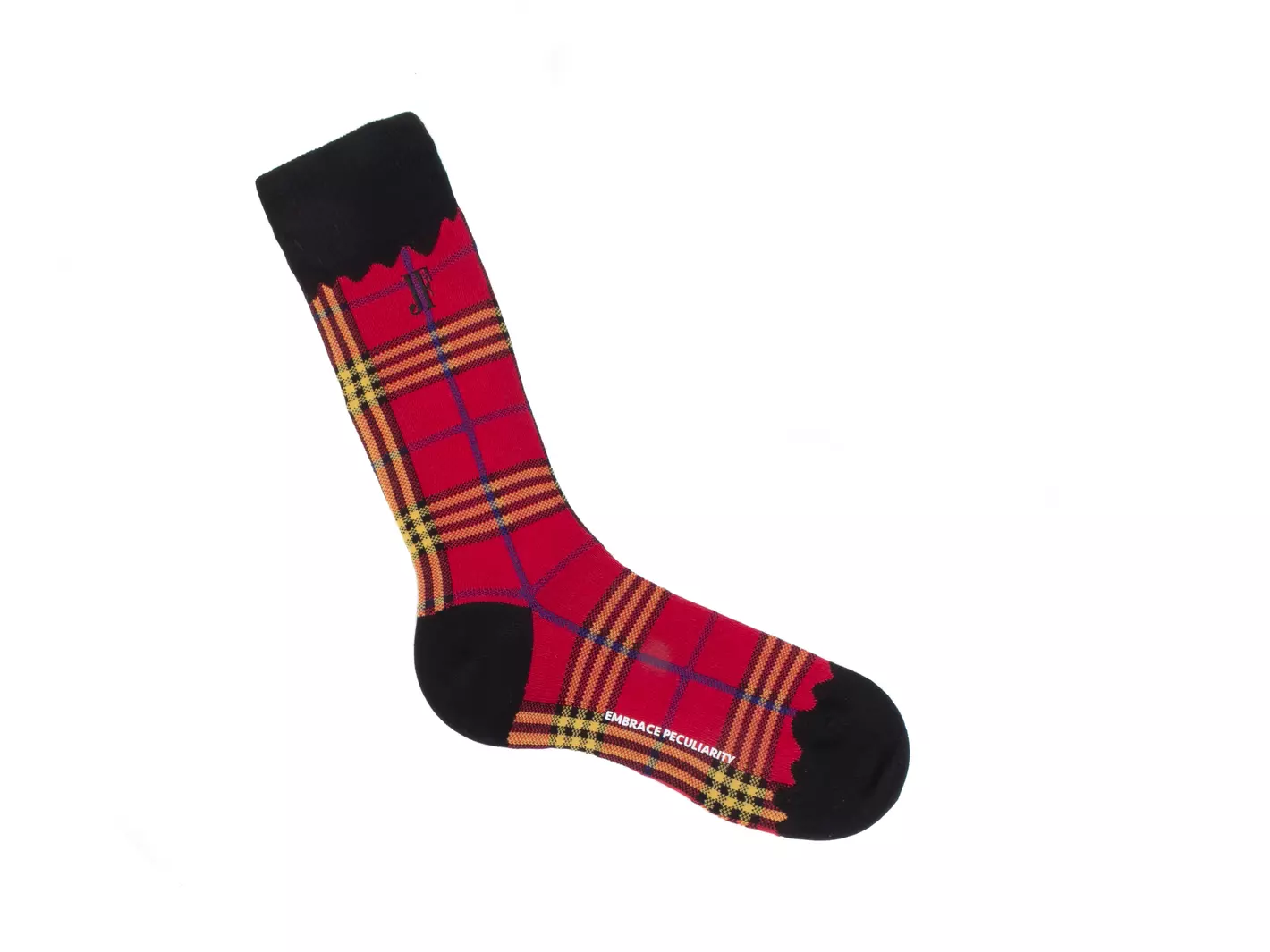 John Fluevog Hazel Vog Socks Chaussette Avec Plaid