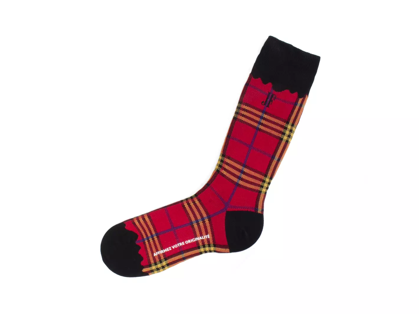 John Fluevog Hazel Vog Socks Chaussette Avec Plaid