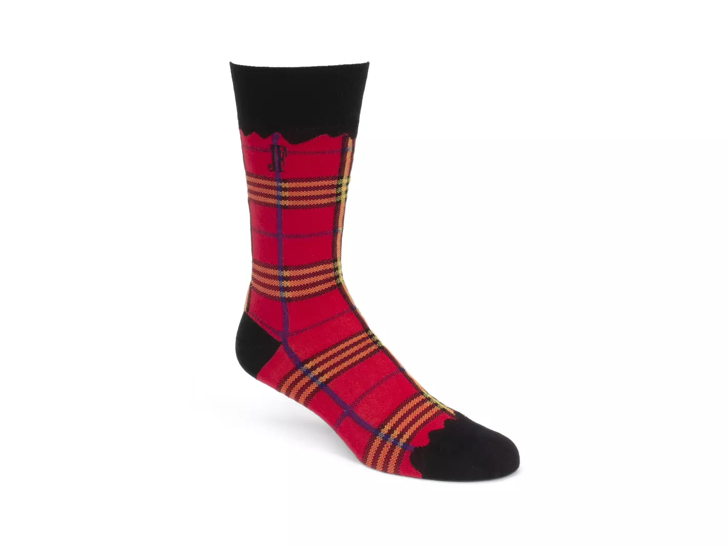 john fluevog Hazel Vog Socks Chaussette avec plaid