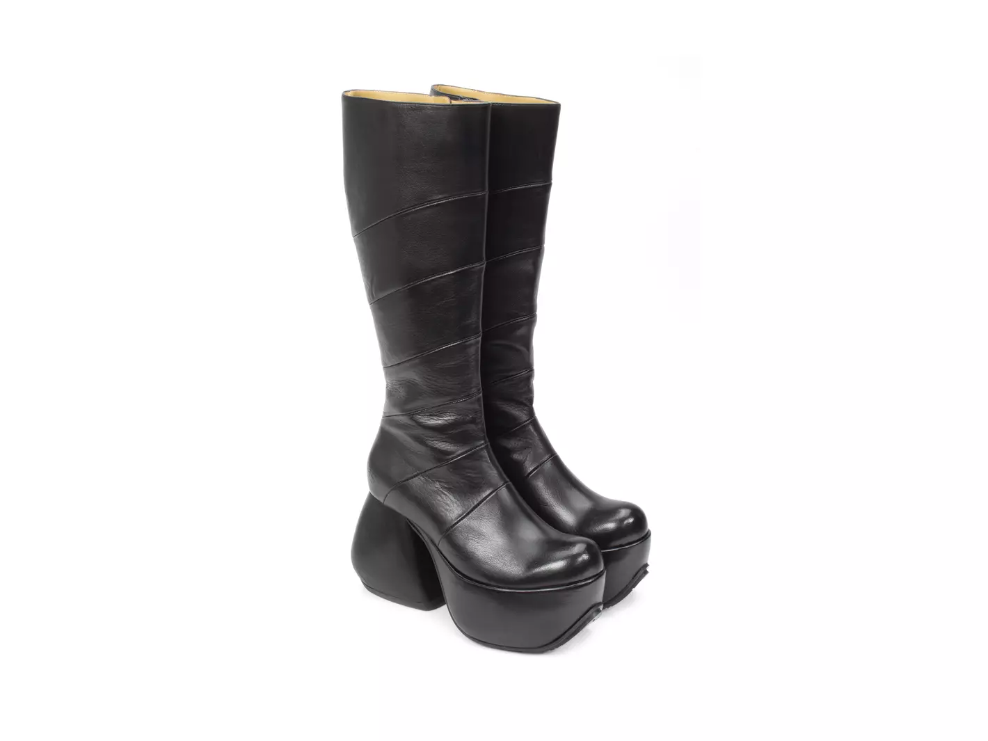 John Fluevog Hustle Botte Haute à Talon Plateforme