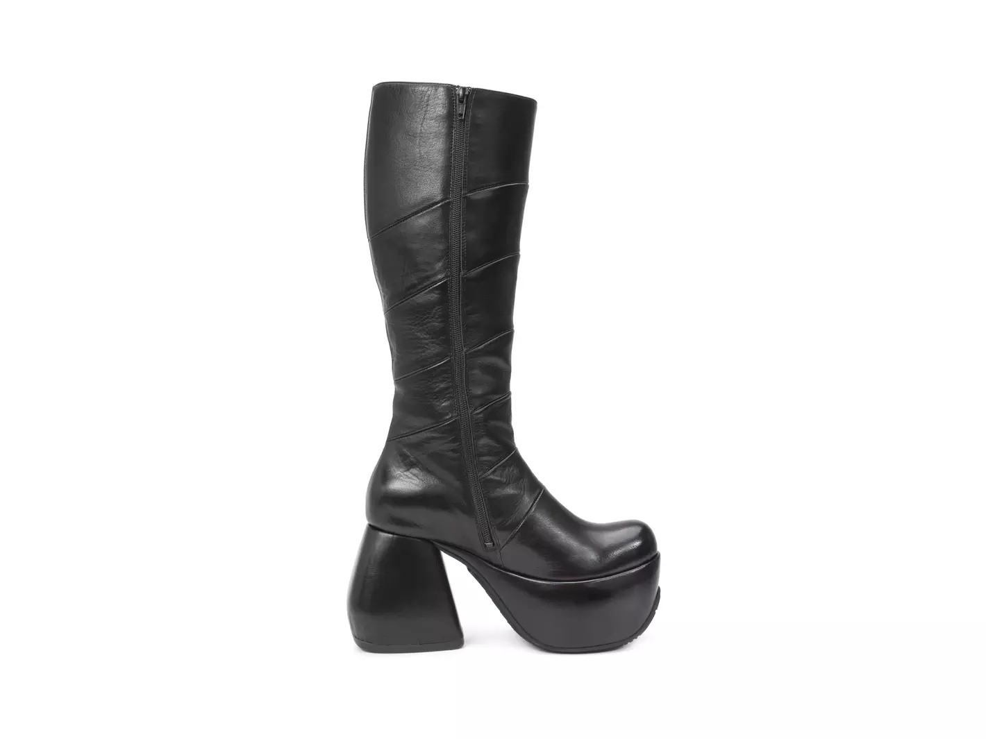 John Fluevog Hustle Botte Haute à Talon Plateforme