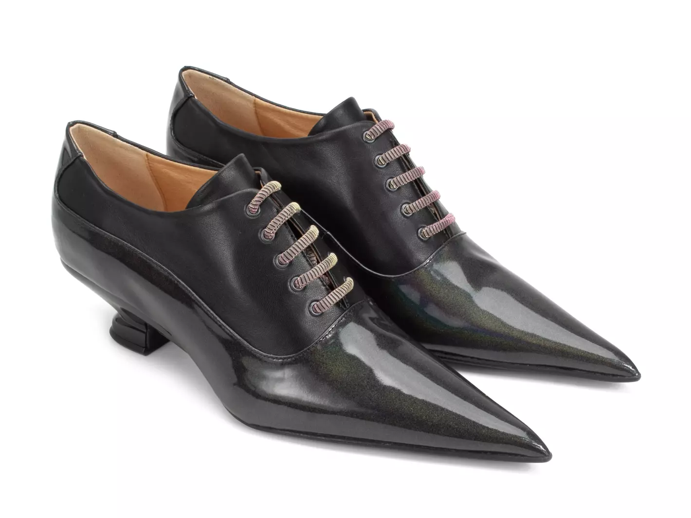 John Fluevog Jenne Talon à Laçage élégant