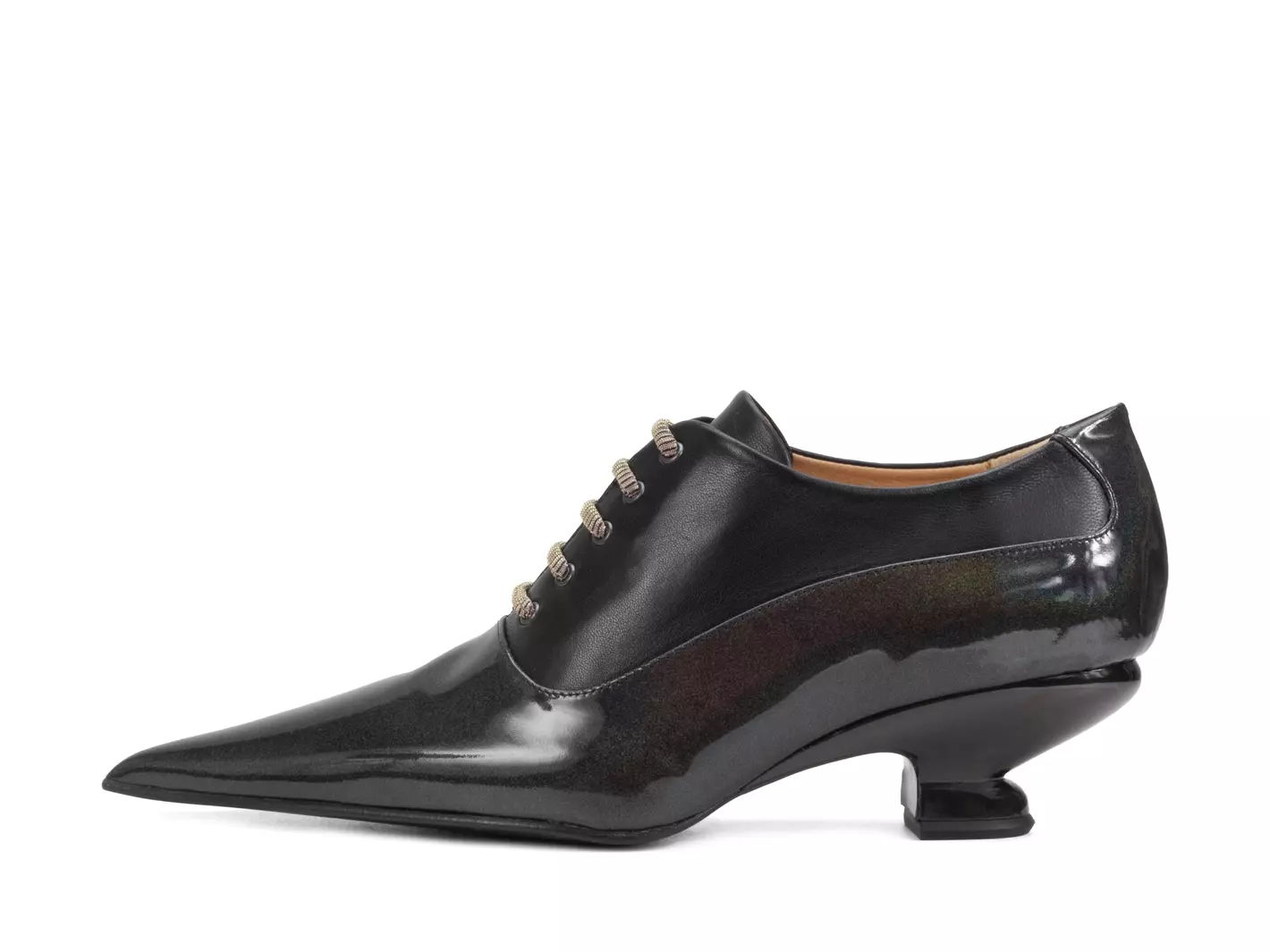 john fluevog Jenne Talon à laçage élégant