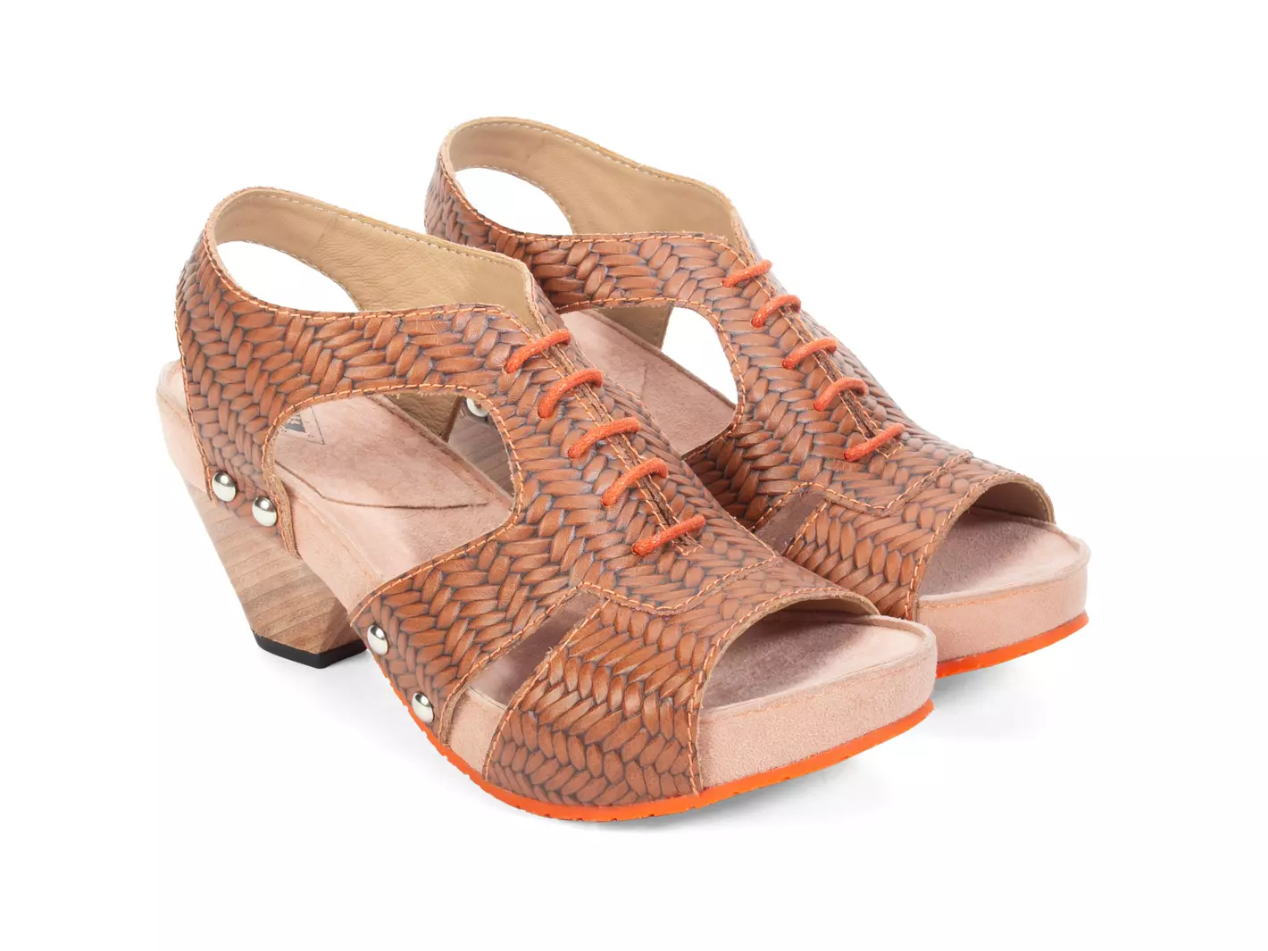 John Fluevog Joni Sandale Lacée à Bride Arrière