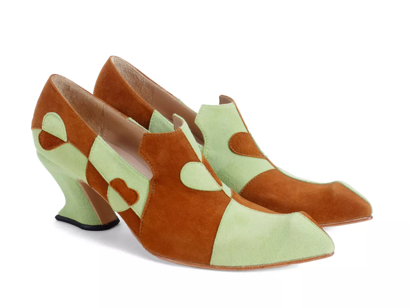 John Fluevog Kaija Flâneur à Talon Avec Cœurs