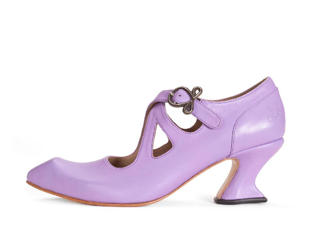 john fluevog Maddalena Talon élégant avec sangle