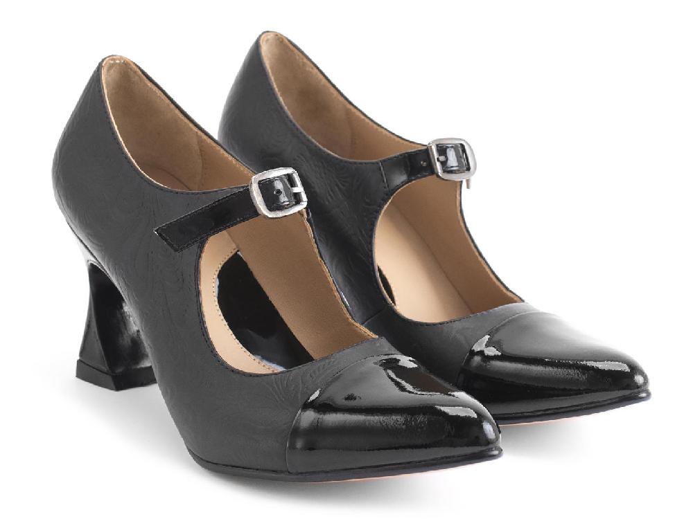 John Fluevog Malala Charles IX à Bout Vernis