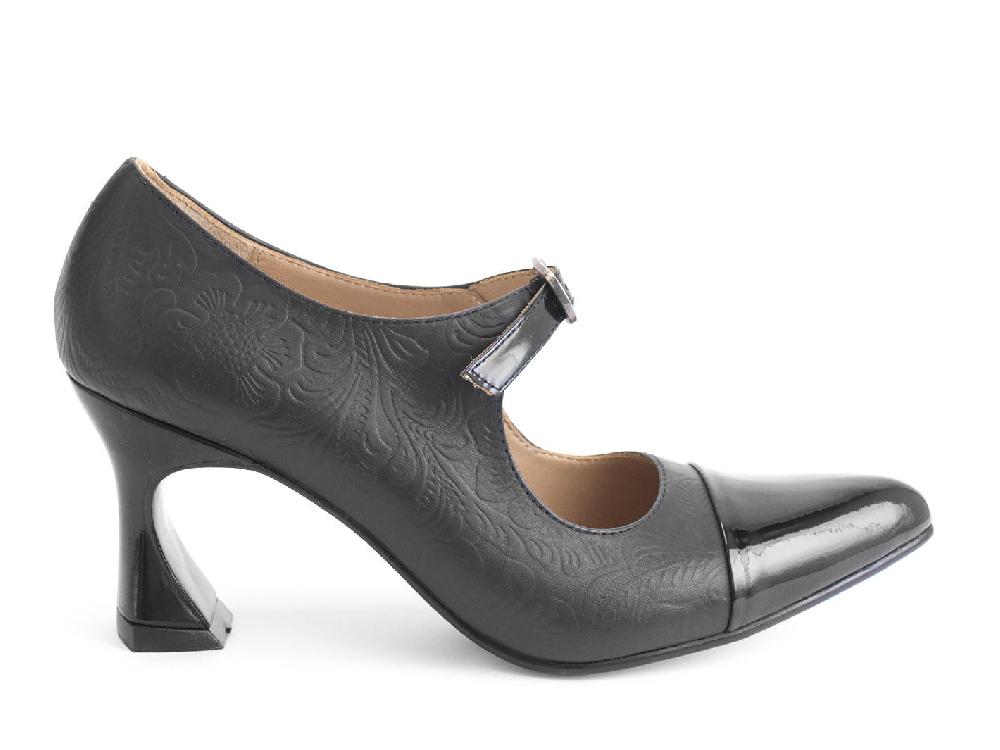 john fluevog Malala Charles IX à bout vernis