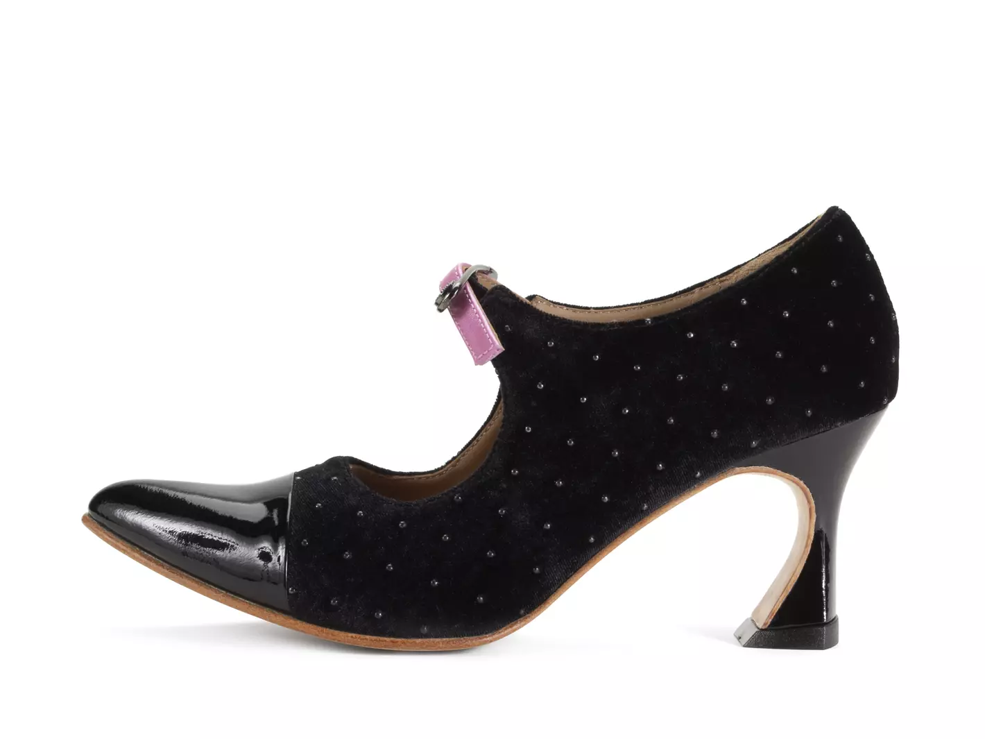 john fluevog Malala Charles IX à bout vernis