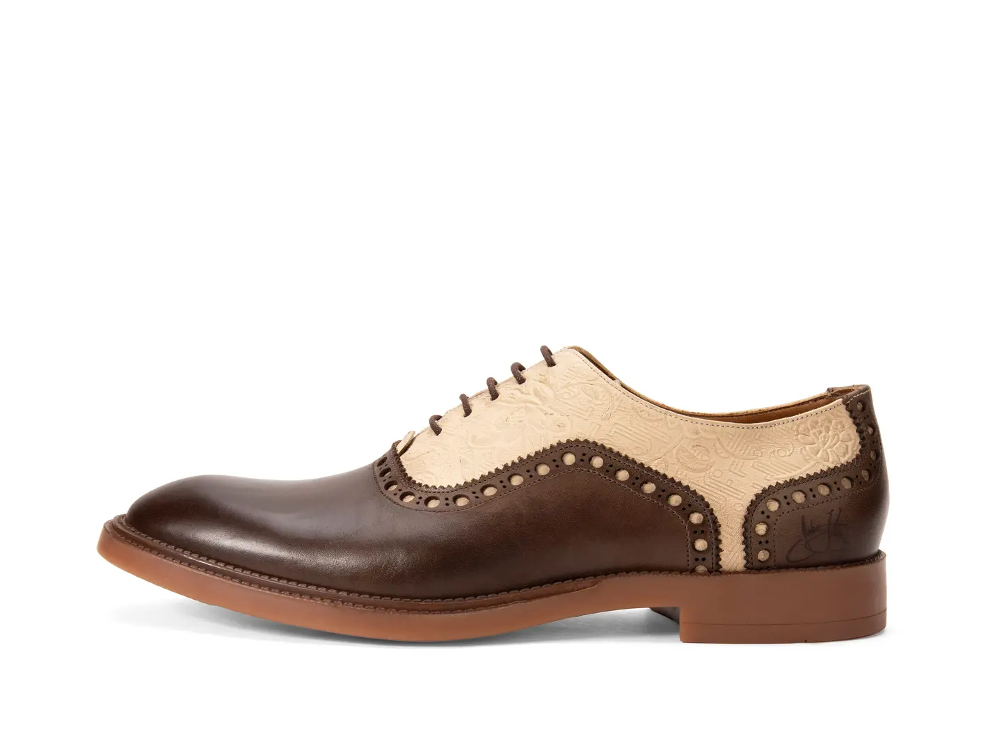 john fluevog Manager Chaussure chic à bout fleuri