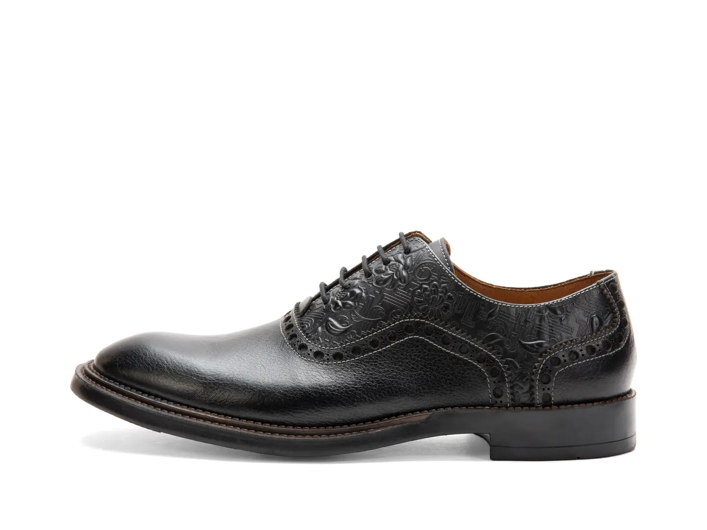 john fluevog Manager Chaussure chic à bout fleuri