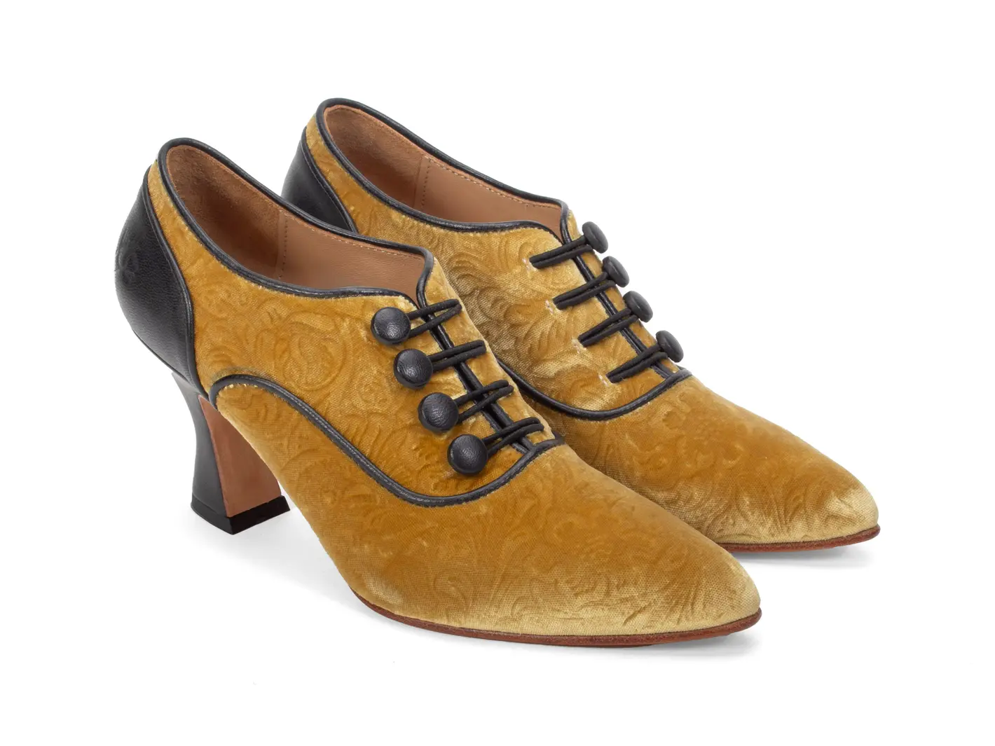 John Fluevog Mara Talon Sophistiqué Avec Boutons