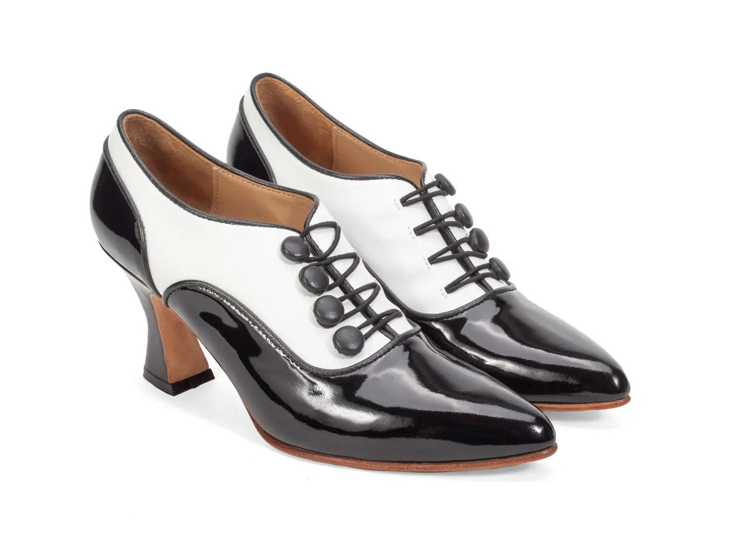 John Fluevog Mara Talon Sophistiqué Avec Boutons