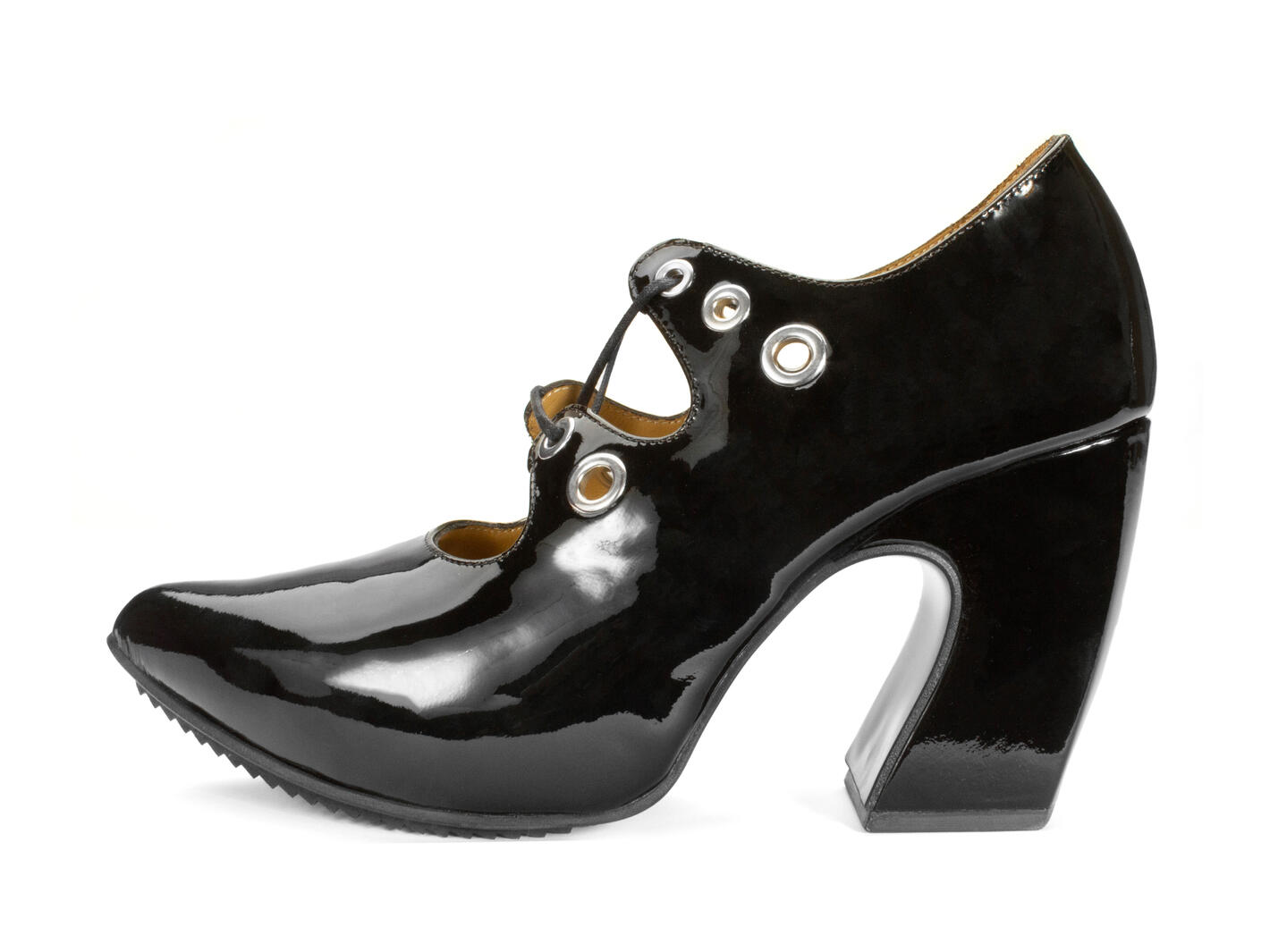 john fluevog Monza Talon à plateforme avec lacet