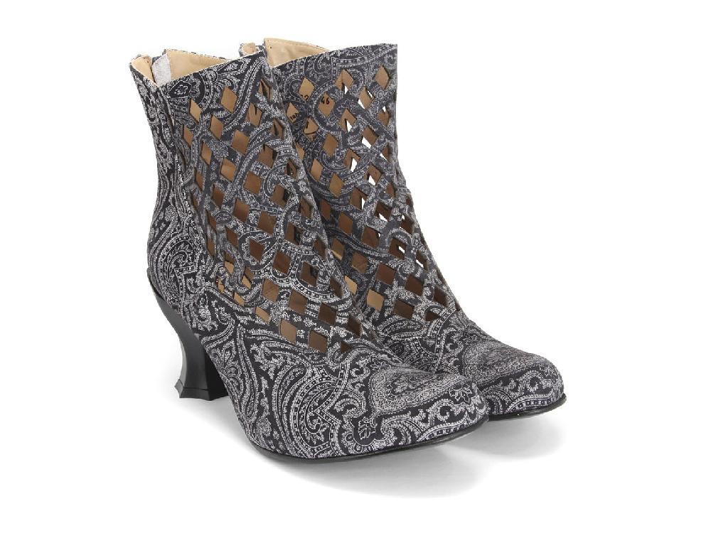 John Fluevog Murillo Diamond-Perforated Boots