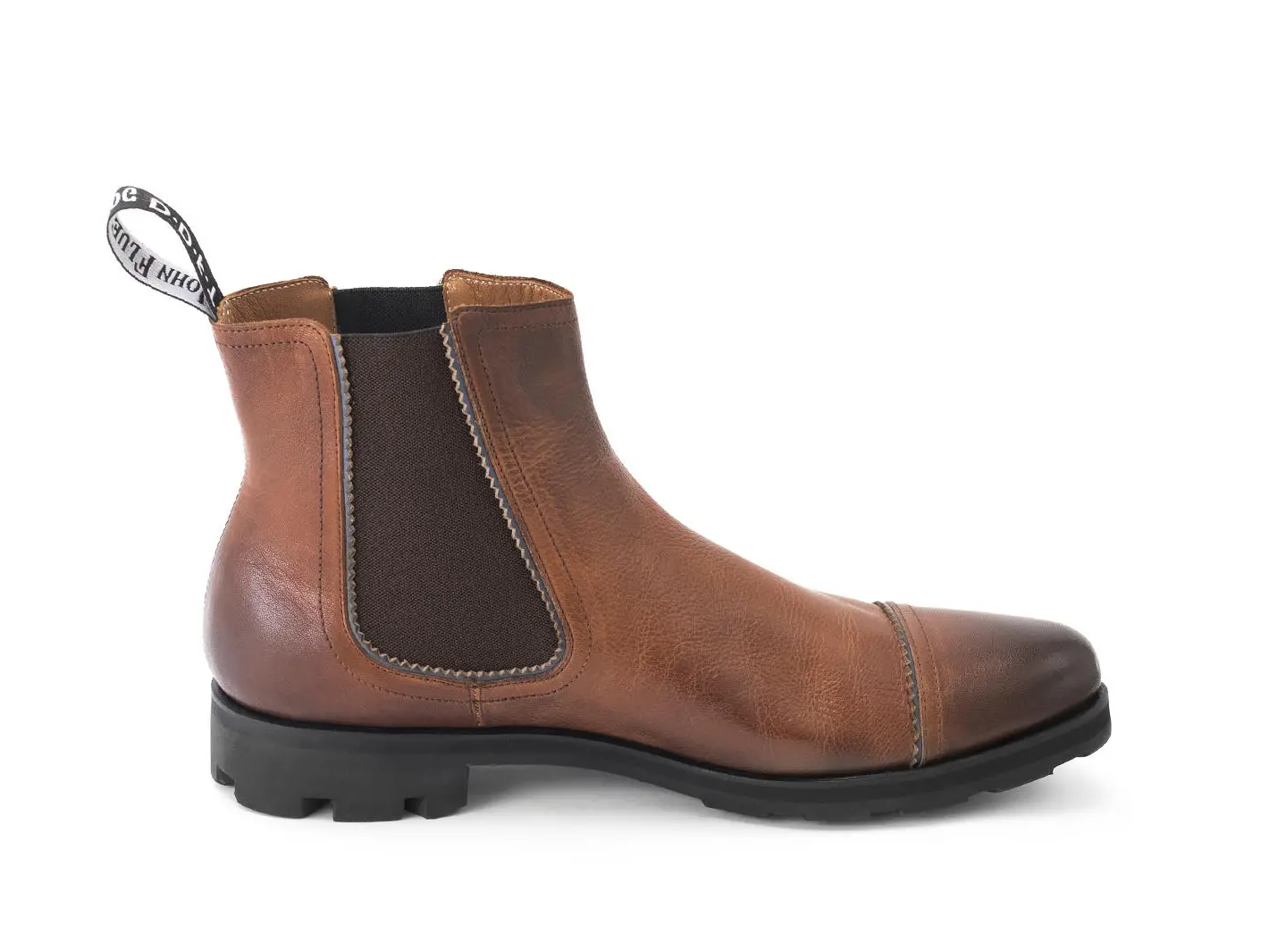 John Fluevog Nathan Bottine Cambrée En Cuir