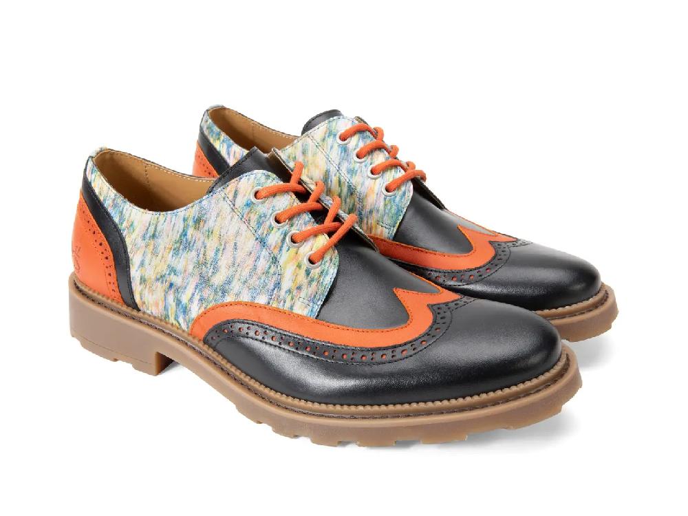 John Fluevog Nathaniel Derby à Bout Golf Doublé