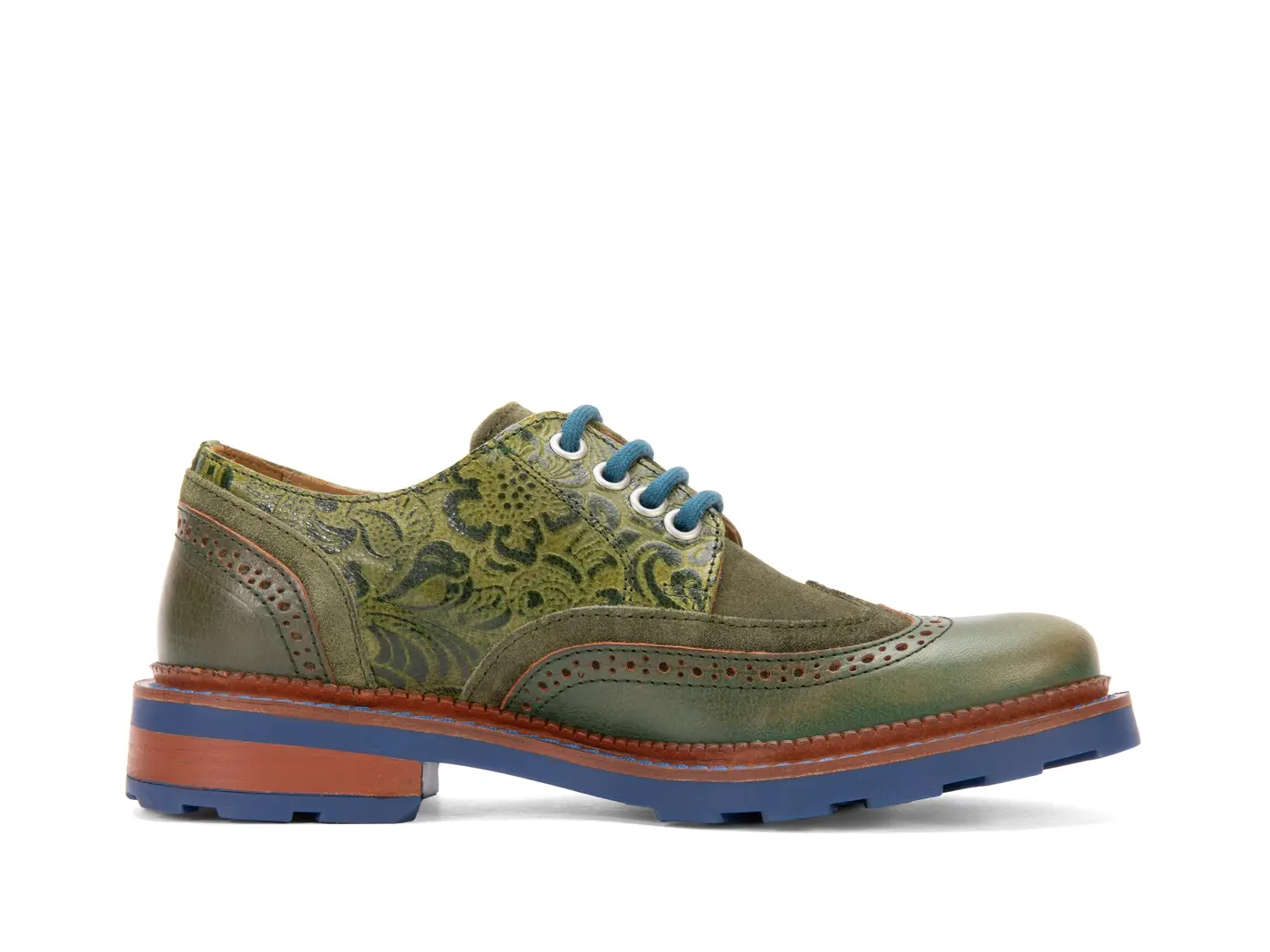 John Fluevog Nathaniel Derby à Bout Golf Doublé