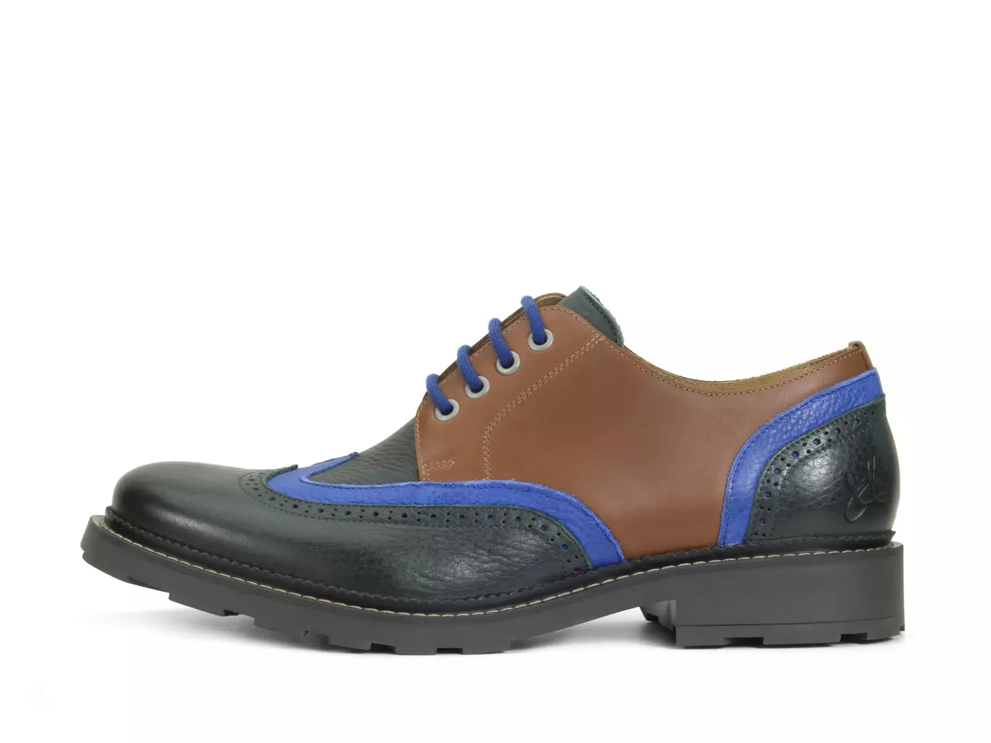 john fluevog Nathaniel Derby à bout golf doublé