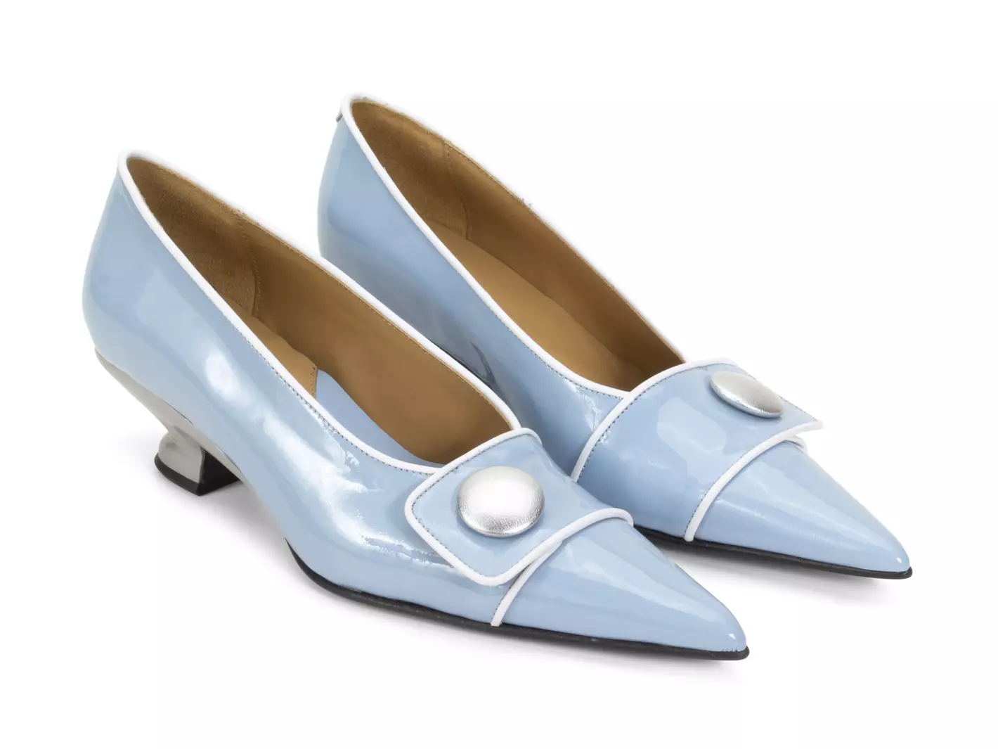 John Fluevog Naura Escarpin à Bouton élégant