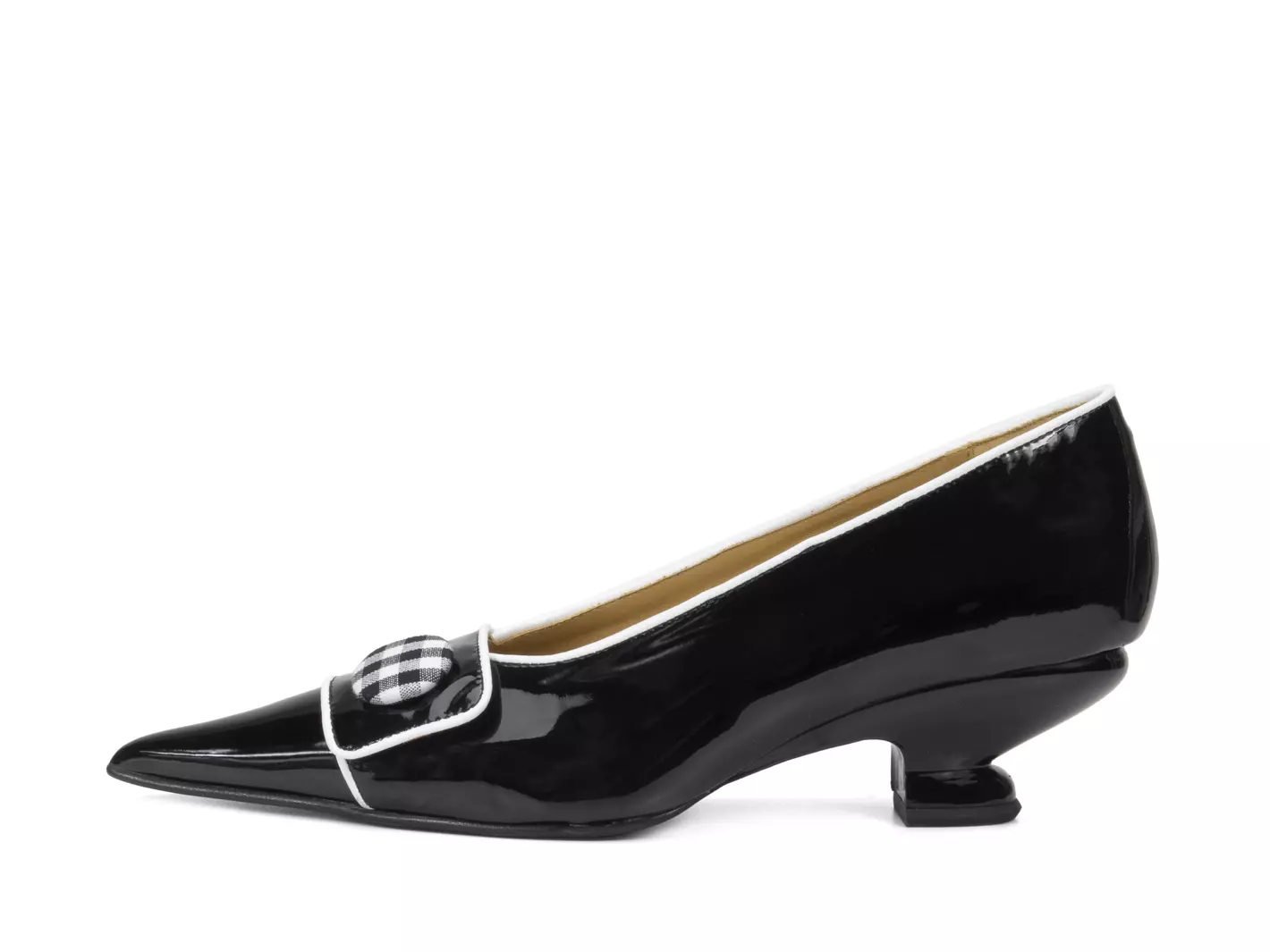 john fluevog Naura Escarpin à bouton élégant