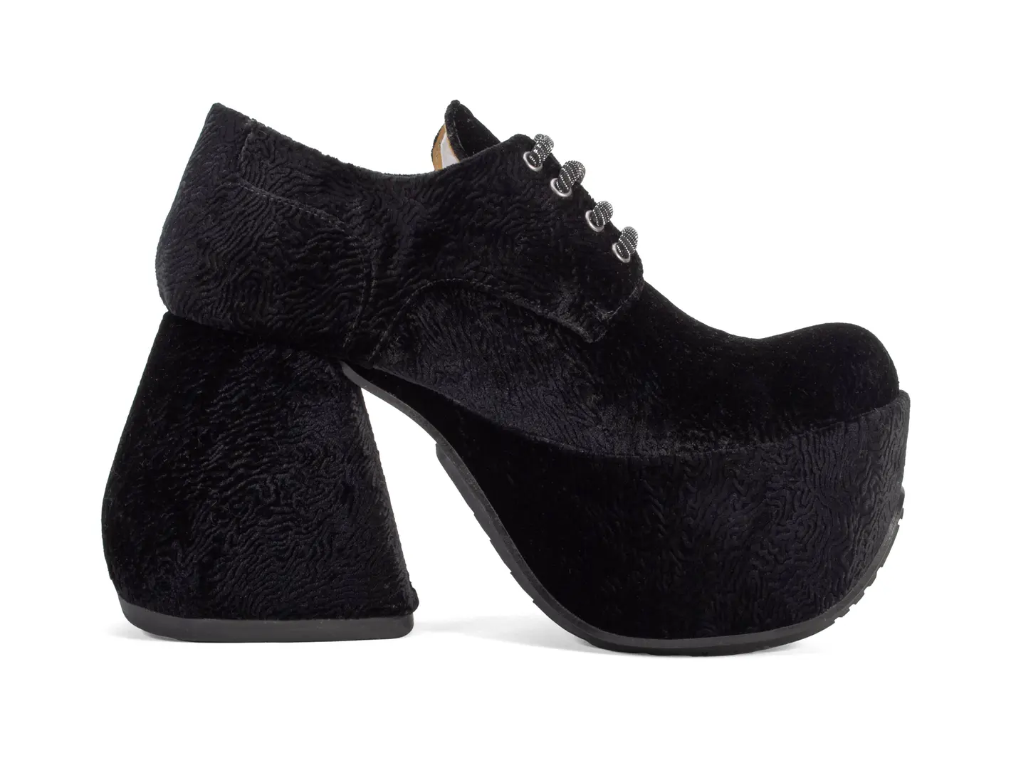 John Fluevog Nifty Soulier Lacé à Talon Plateforme