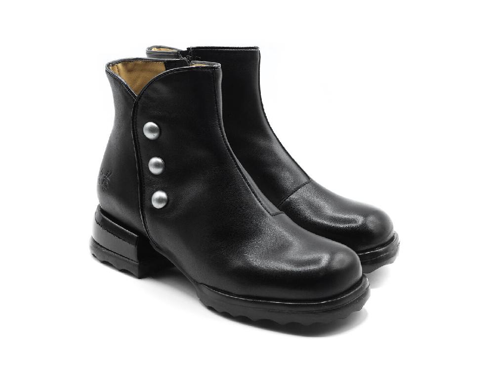 John Fluevog Penney Bottillon à Boutons