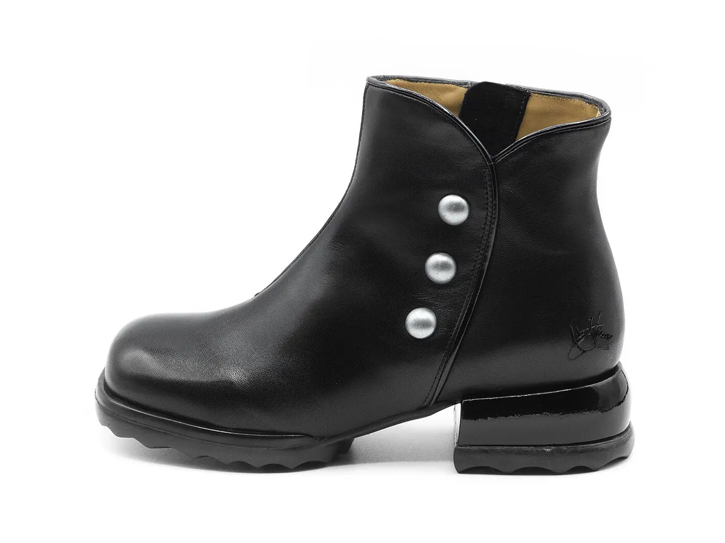 john fluevog Penney Bottillon à boutons