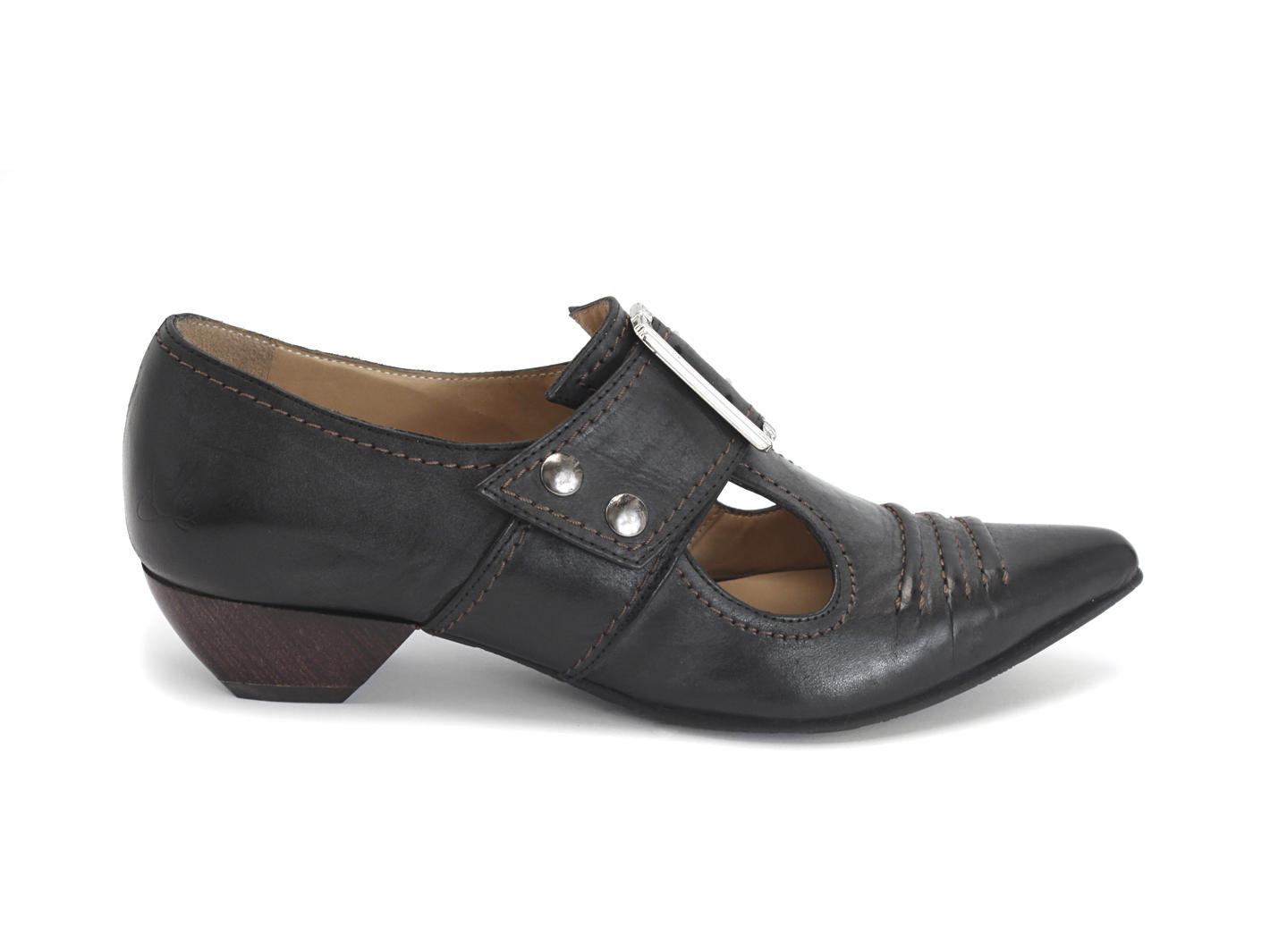 john fluevog Pilgrim Flâneur victorien à boucle