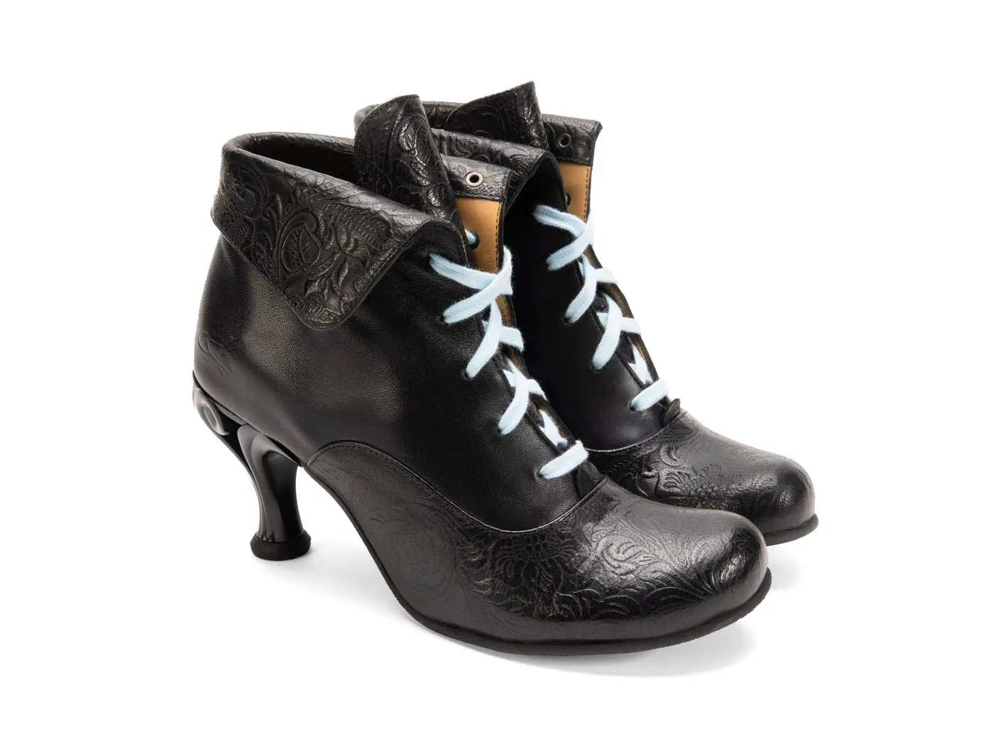 John Fluevog Quasar Bottillon Lacé à Rebord Replié