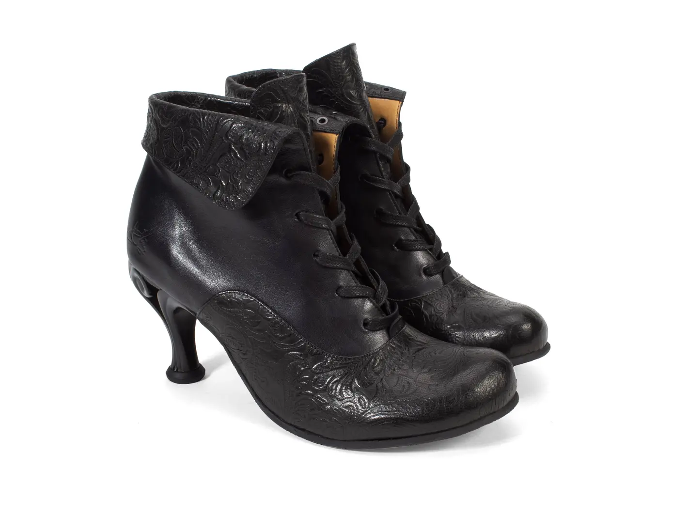 John Fluevog Quasar Bottillon Lacé à Rebord Replié