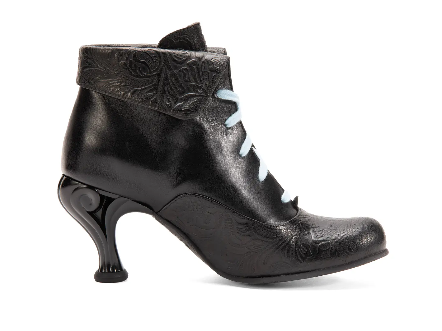 John Fluevog Quasar Bottillon Lacé à Rebord Replié