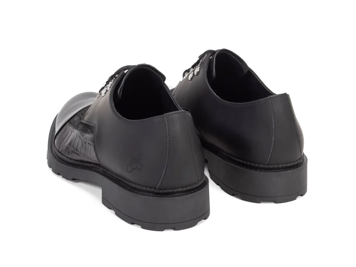 John Fluevog Quinn Chaussure Texturée à Lacets