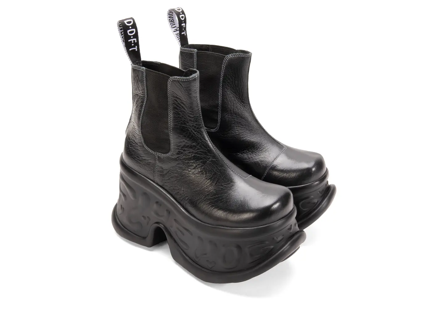 John Fluevog Reece Bottillon Cambré à Plateforme