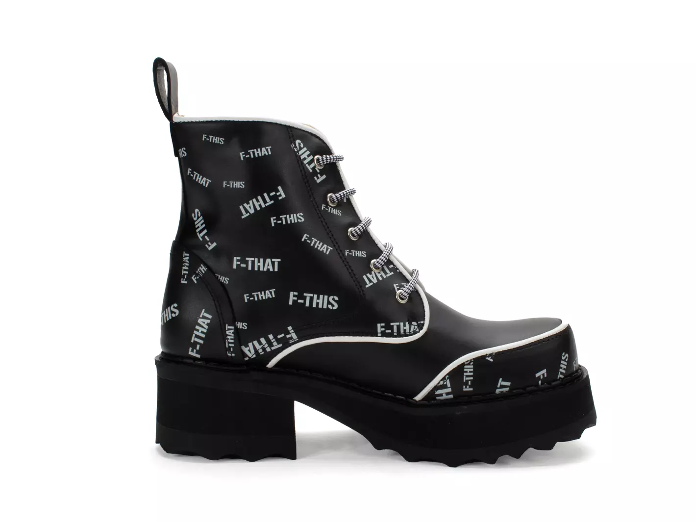 John Fluevog Revna Bottine Lacée à Plateforme