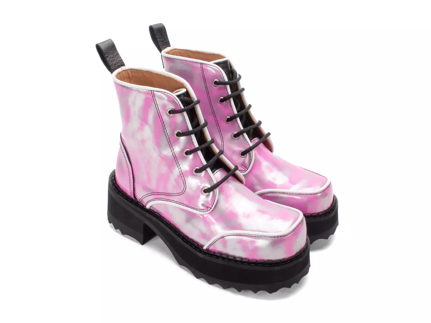 John Fluevog Revna Bottine Lacée à Plateforme