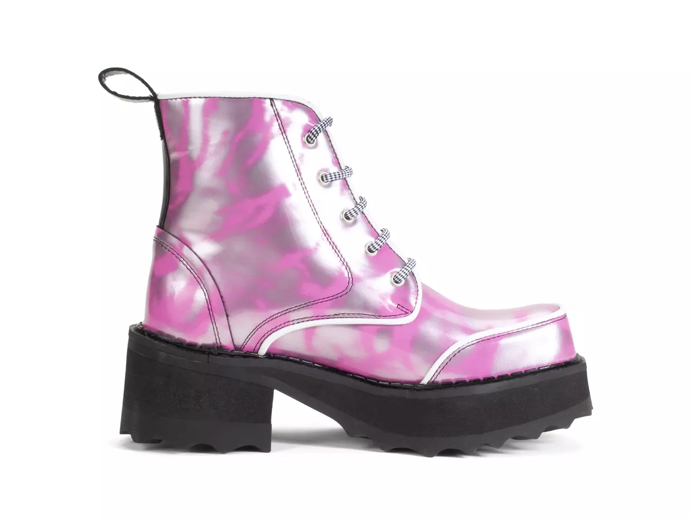 John Fluevog Revna Bottine Lacée à Plateforme