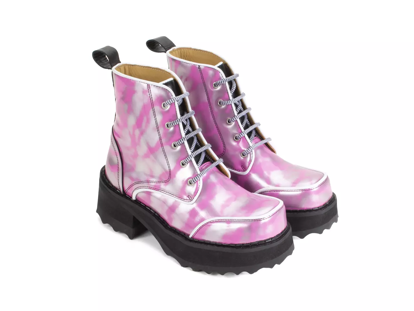 John Fluevog Revna Bottine Lacée à Plateforme