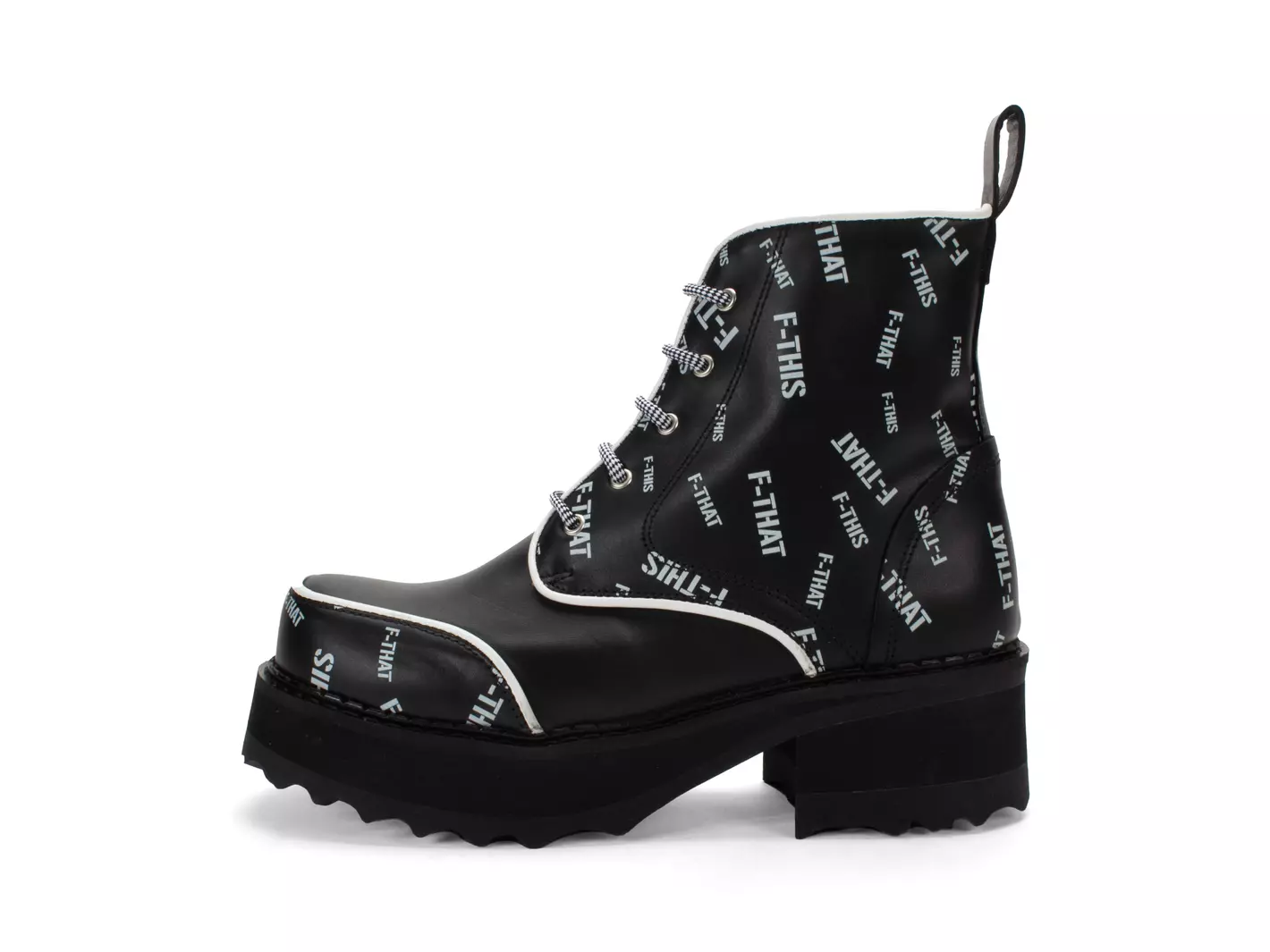 john fluevog Revna Bottine lacée à plateforme