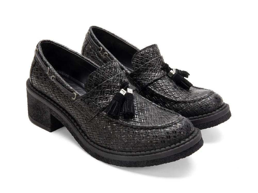 John Fluevog Rover Tassel Loafer Heels