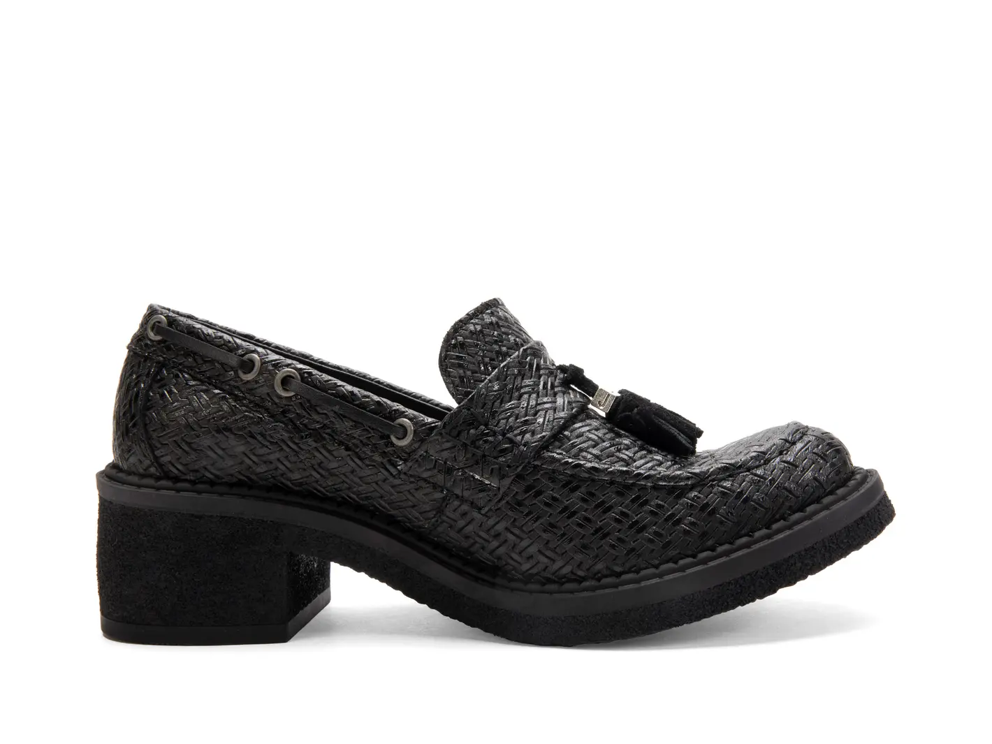John Fluevog Rover Tassel Loafer Heels