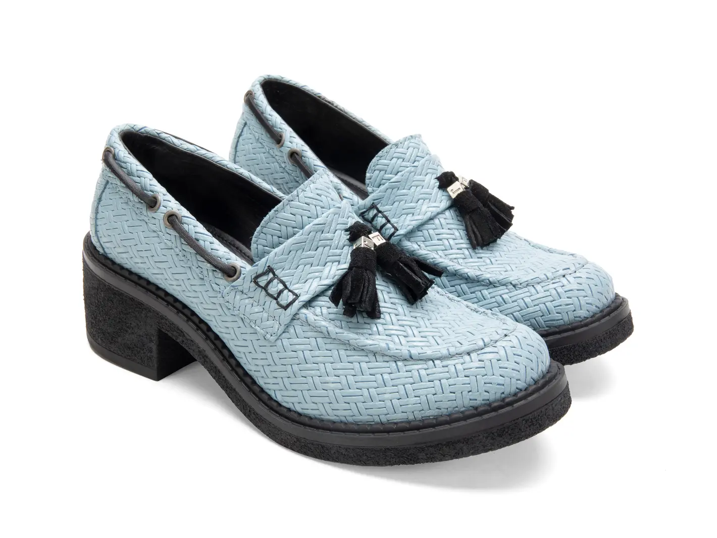 John Fluevog Rover Tassel Loafer Heels