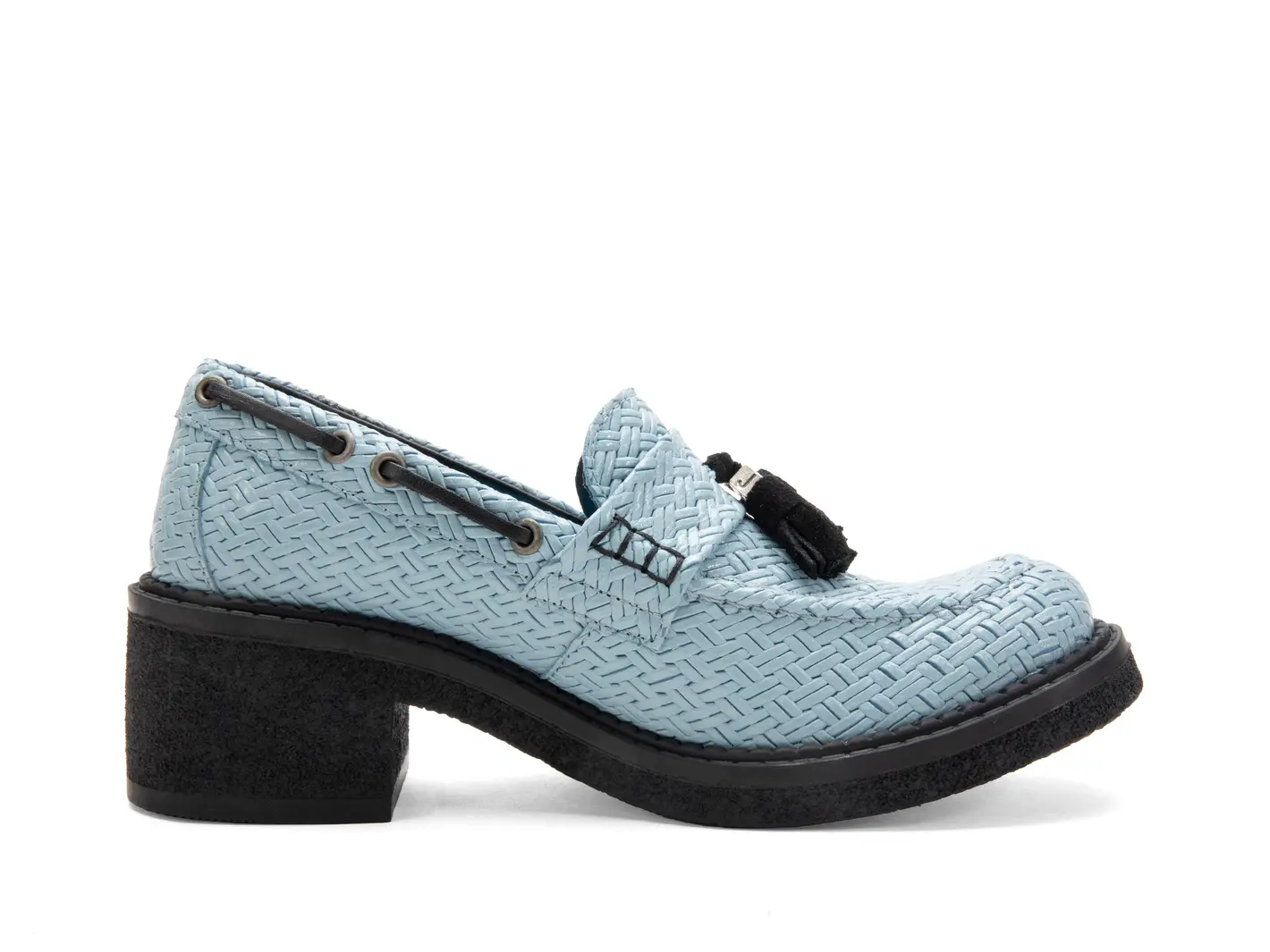 John Fluevog Rover Tassel Loafer Heels